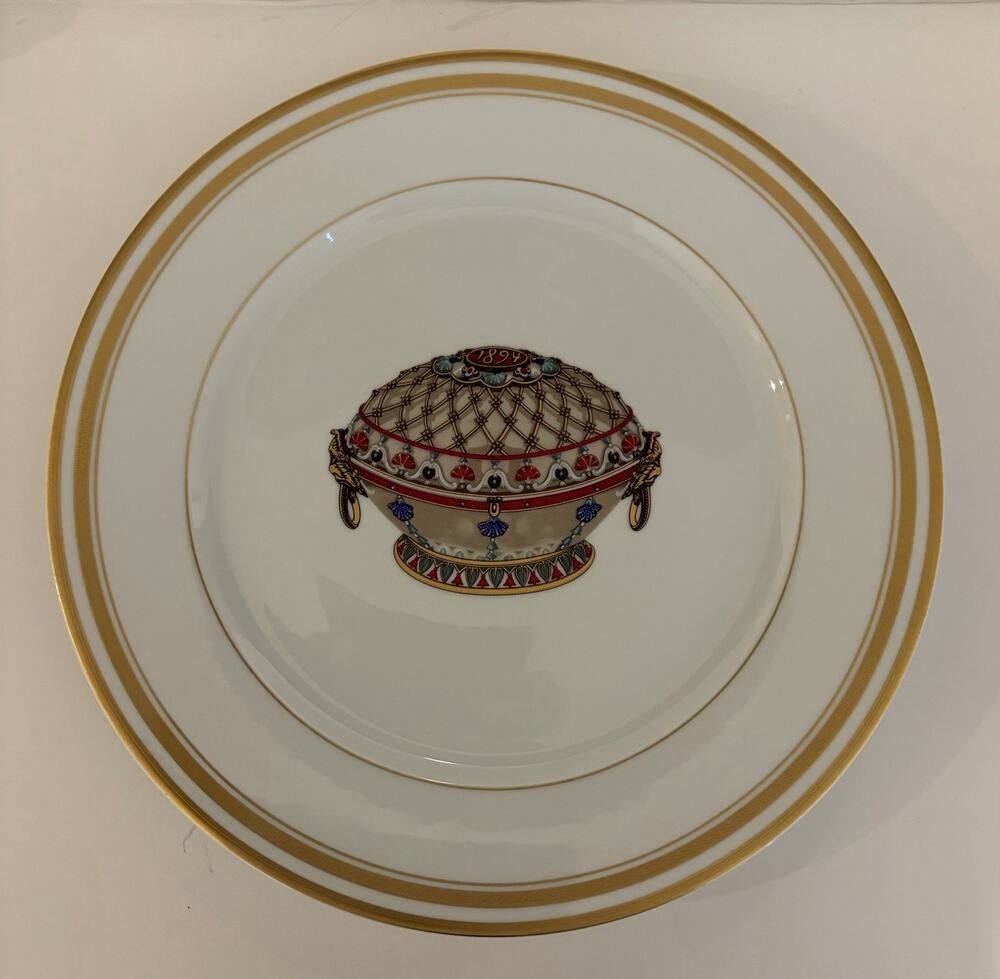Faberge Imperial Renaissance Egg Collection Dinner Plate